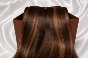 BK Double Weft 8pcs Clip-In Extensions - Cinnamon Brownie (4/30)