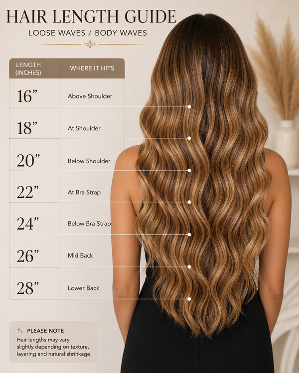 Loose Curl Tape-In Hair Extensions - 50g of hair - Natural Black