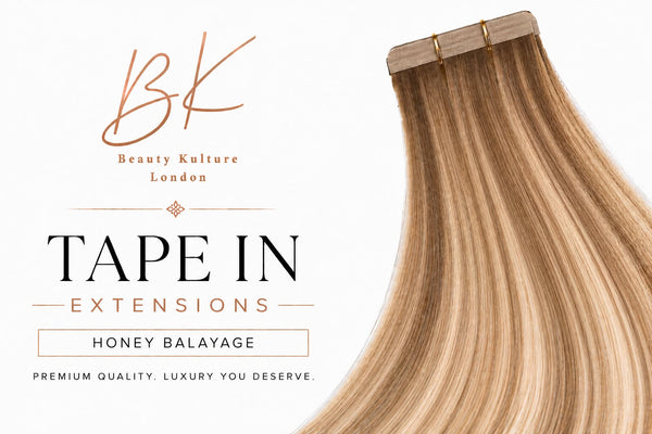 Tape-In Extensions – 50g Human Hair - Honey Balayage