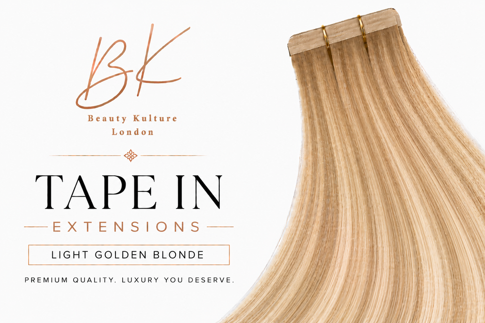 Tape-In Extensions – 50g Human Hair - Light Golden Blonde