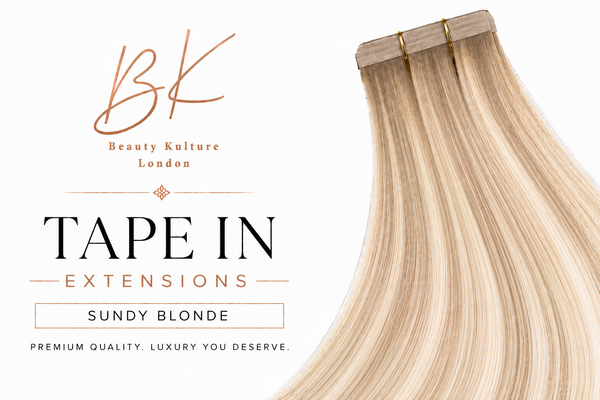 Tape-In Extensions – 50g Human Hair - Sandy Blonde