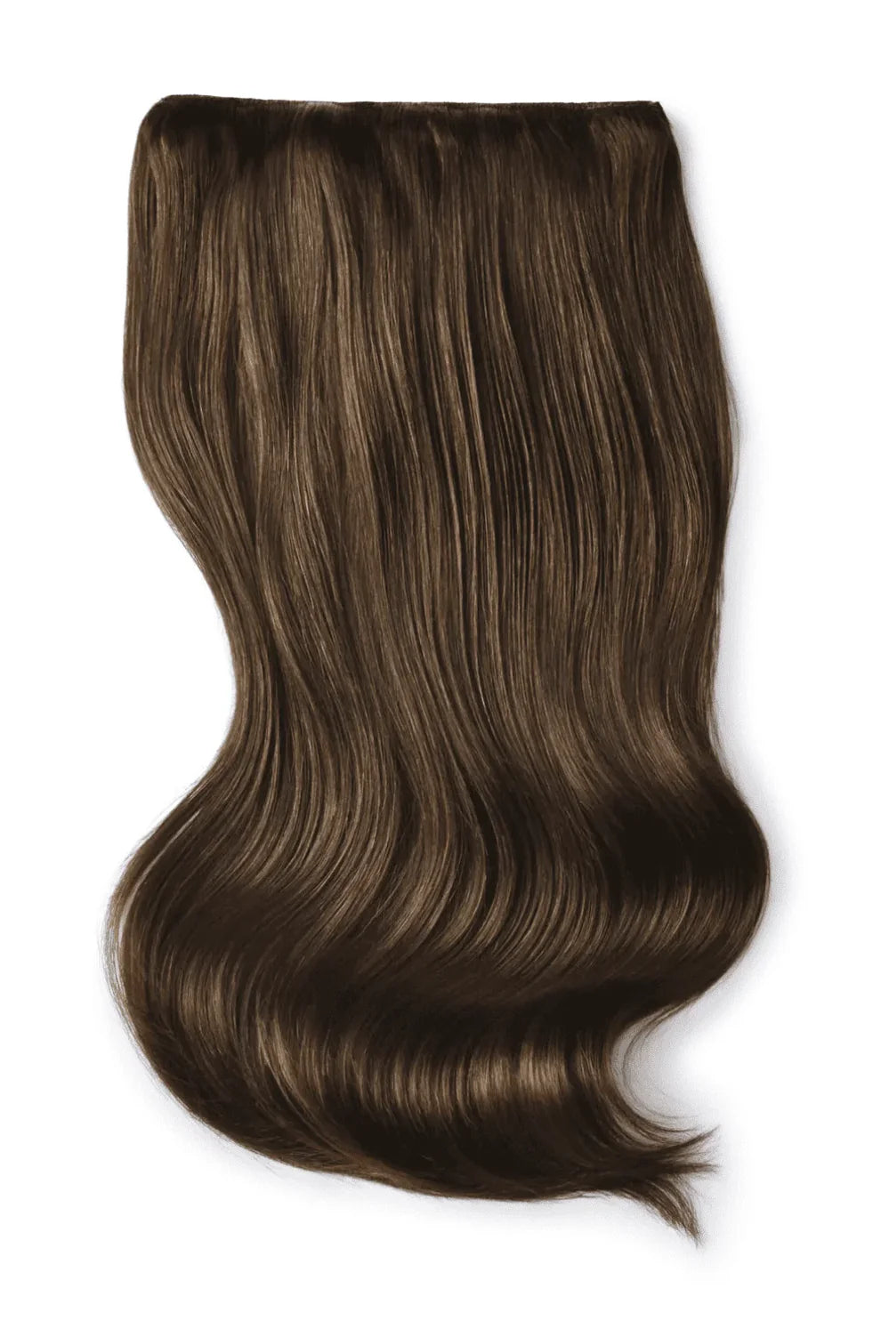 BK Double Weft 8pcs Clip-In Extensions 20'' - Dark Brown