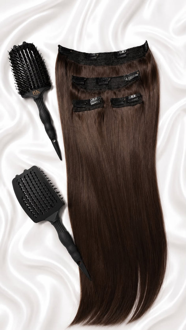 Premium 26-Inch Clip-In Real Hair Extensions