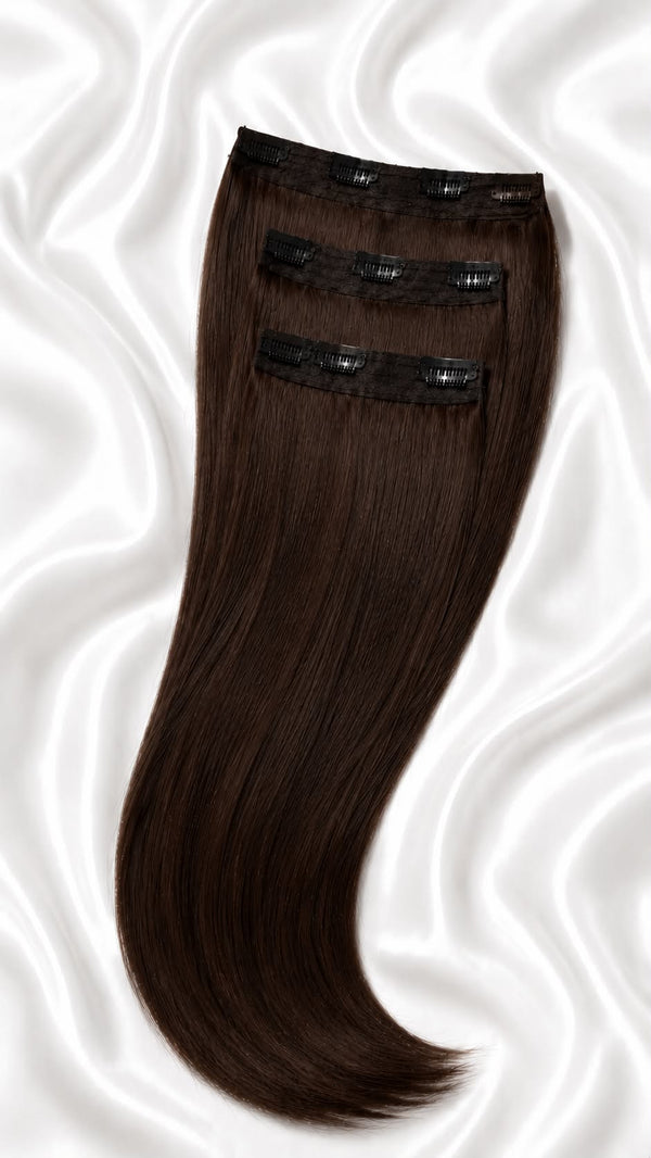 Premium 26-Inch Clip-In Real Hair Extensions