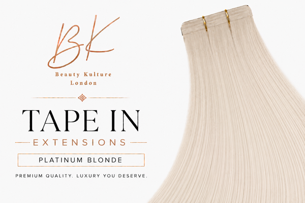 Tape-In Extensions – 50g Human Hair - Platinum Blonde