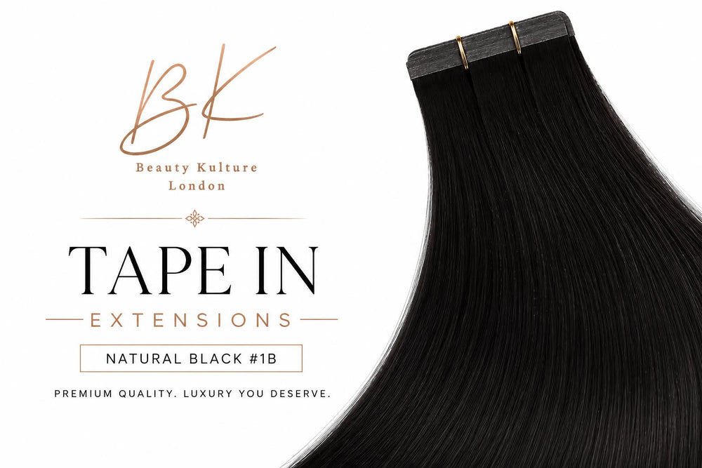Tape-In Extensions – 50g Human Hair - Natural Black
